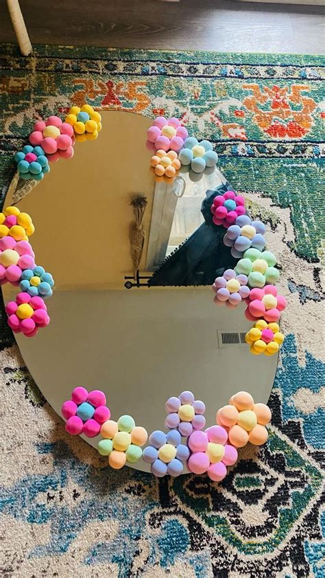 air dry clay mirror